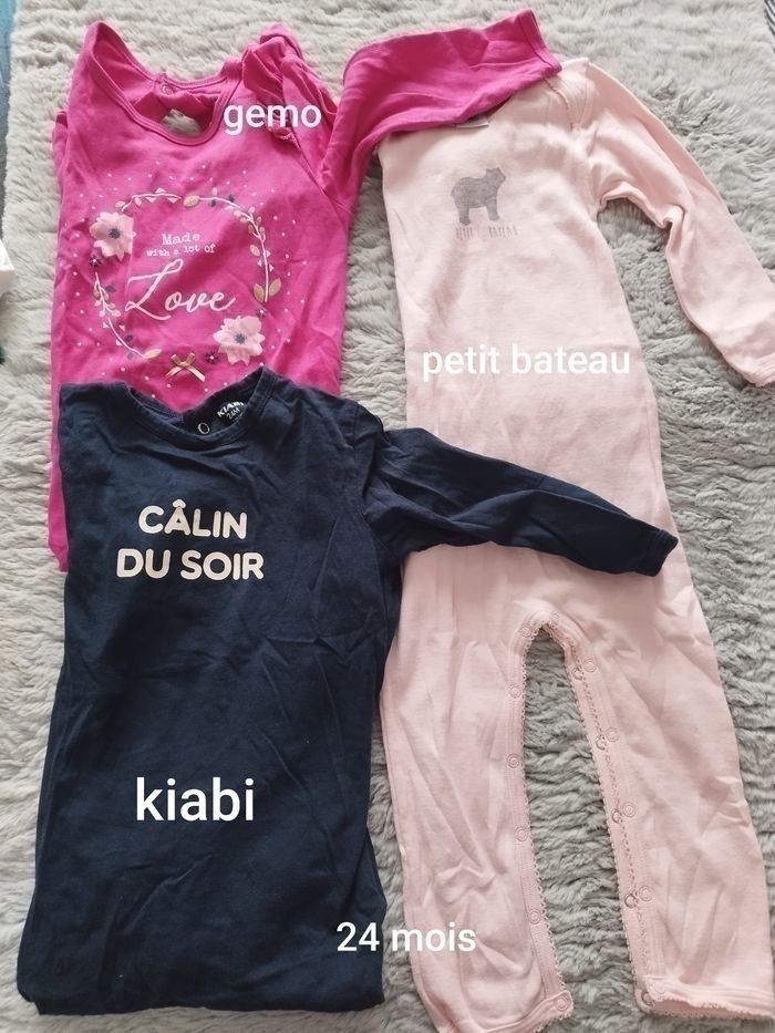 Lot pyjamas 24 mois