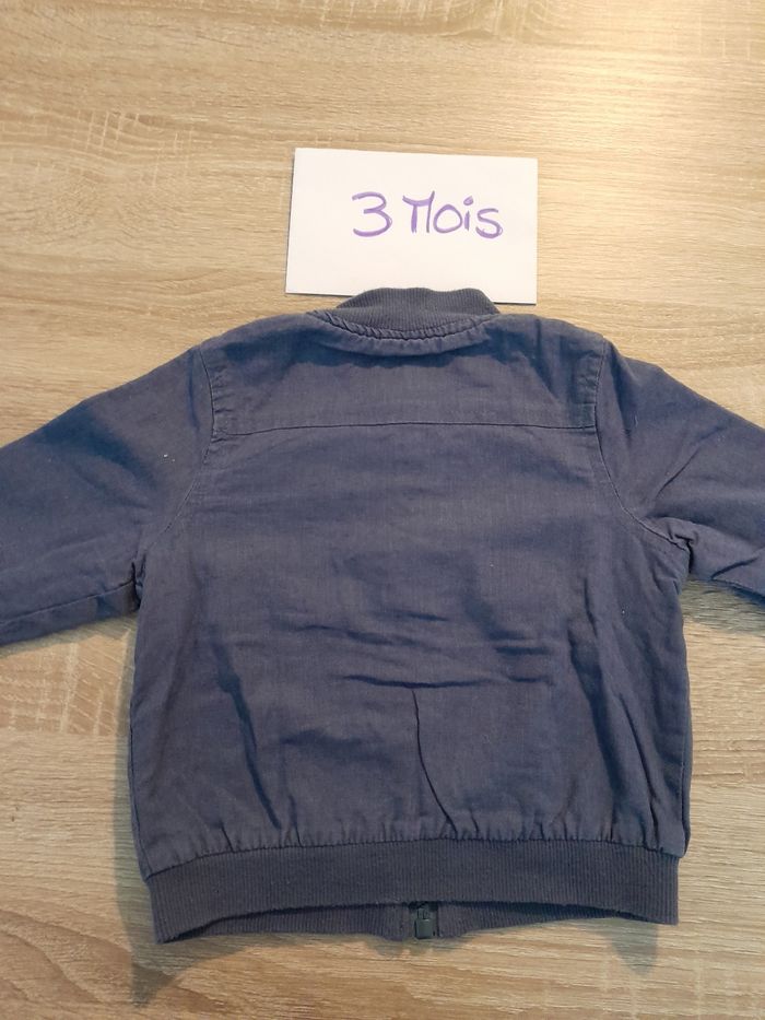 Veste bleue mi saison kiabi - photo numéro 3