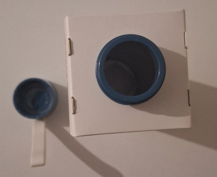 Gourde blanche et bleue en aluminium - photo numéro 3