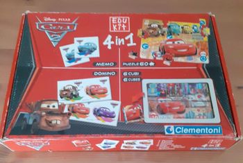Boîte 4 jeux éducatifs Cars