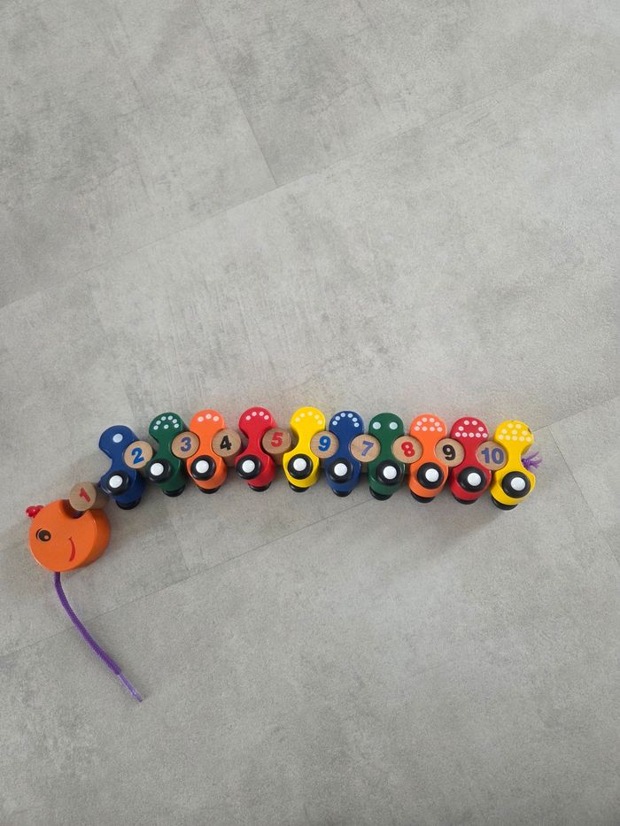 Jouet en bois a tiré - photo numéro 4