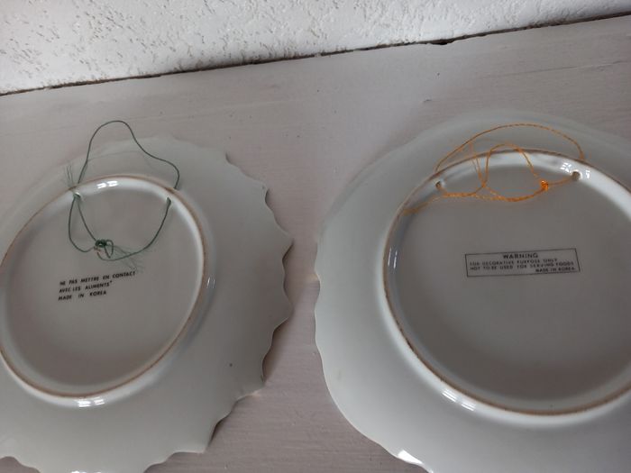 2 assiettes décoratif - photo numéro 2