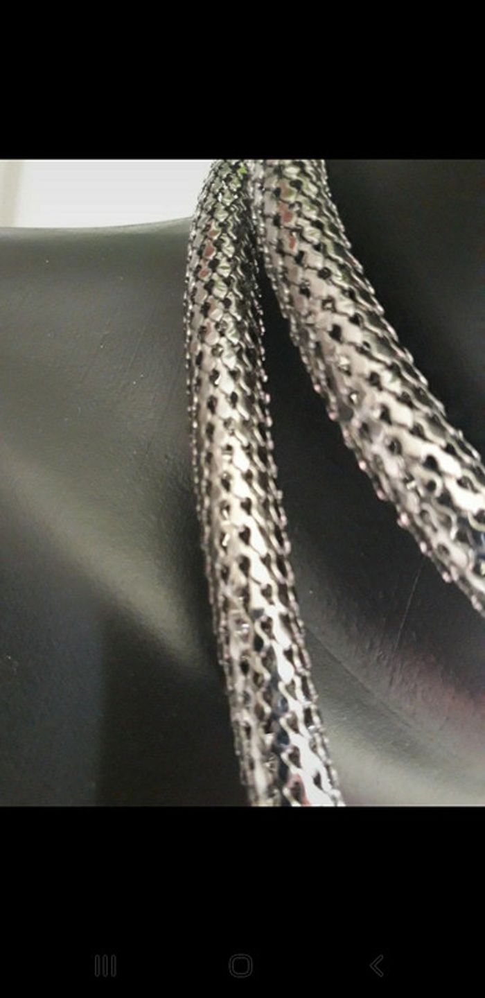 Magnifique collier serpent strass aimanté - photo numéro 3