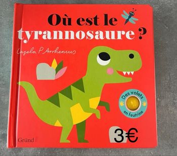 Livre « où es le tyrannosaure ? » - très bon état 