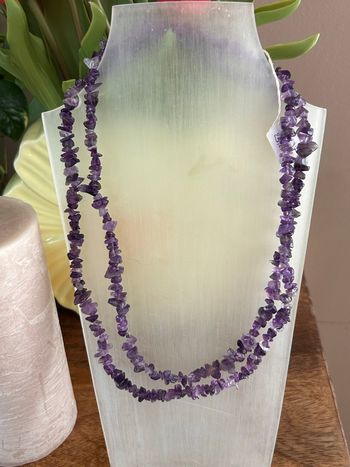 Collier en améthystes
