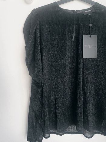 Blouse noir lurex Taille 2 (38) The Kooples Neuf avec étiquette