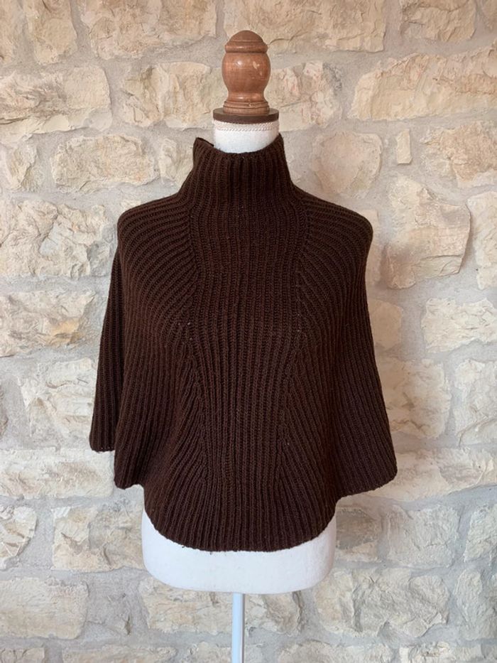 Poncho en laine taille unique 123