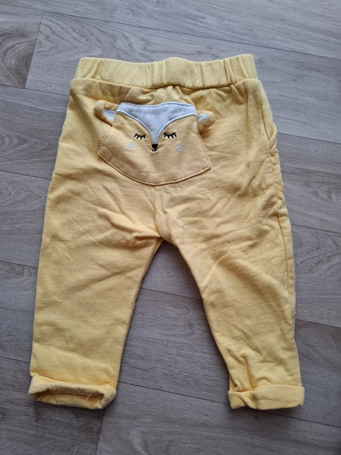 Jogging jaune bébé 12 mois - photo numéro 2