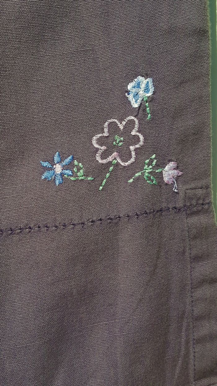 Pantacourt violet A L'Heure Anglaise taille 8 ans - photo numéro 2