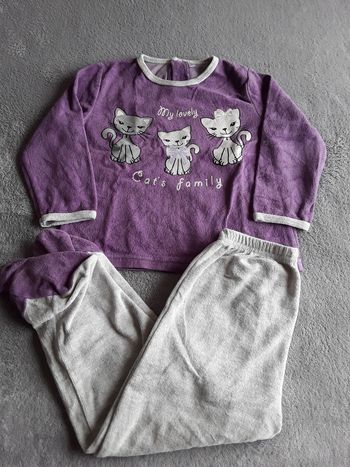 Pyjama deux pièces fille 2 ans