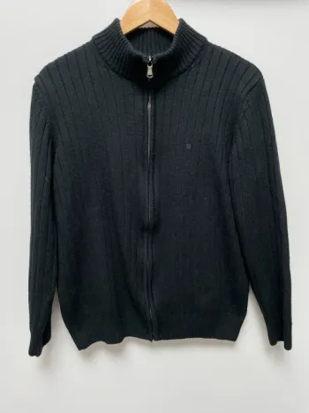 Serge Blanco full zip knitted jacket Womens XL