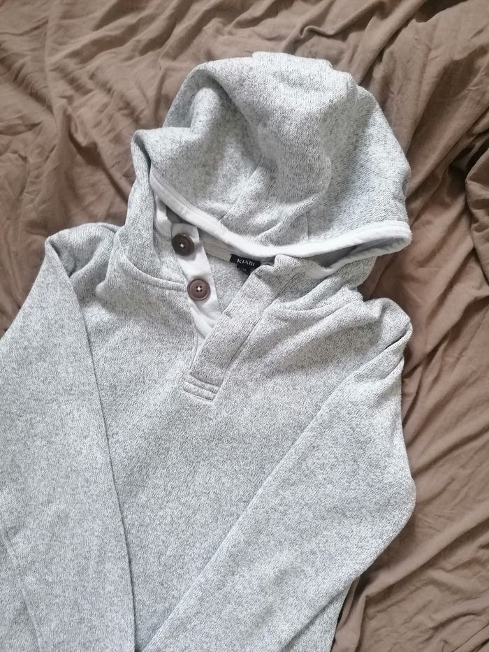 Pull sweat-shirt à capuche 🩶 garçon 12 ans