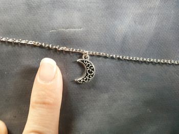 Magnifique bracelet lune ciselée fait main neuf