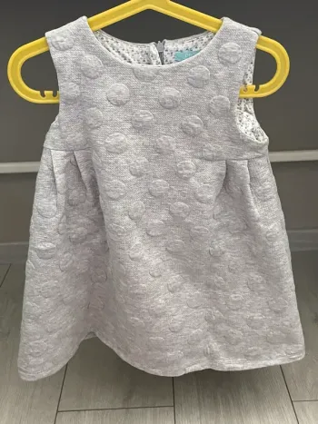 Robe épaisse gris clair Okaïdi