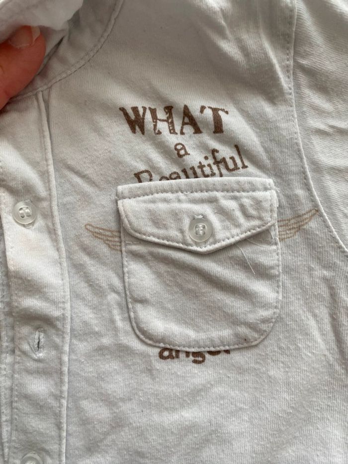 Lot de 2 T-shirts manches longues - Fruit de ma passion, In extenso - 12 mois - TBE - photo numéro 7