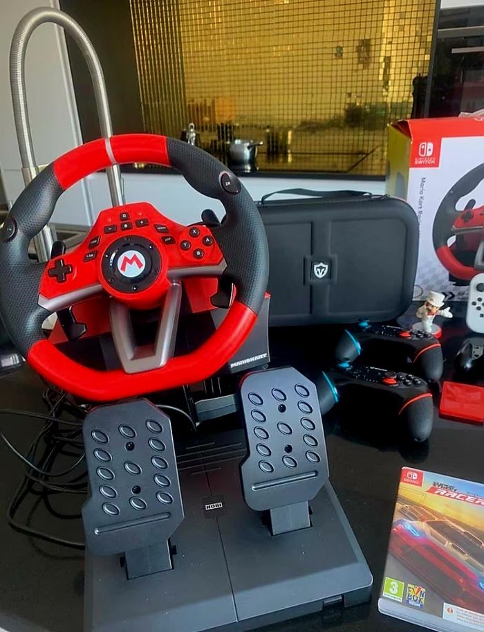 Nintendo Switch Oled + Play + Volant + Accessoires - photo numéro 5