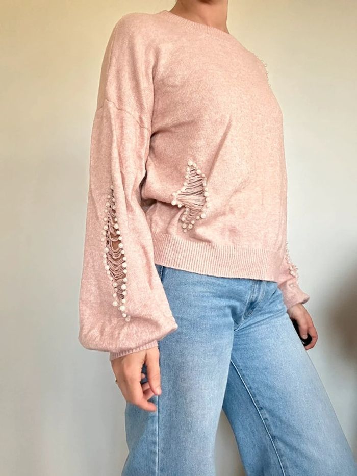 J&H Fashion Pull vieux rose – Taille 40/42 – Très bon état - photo numéro 6