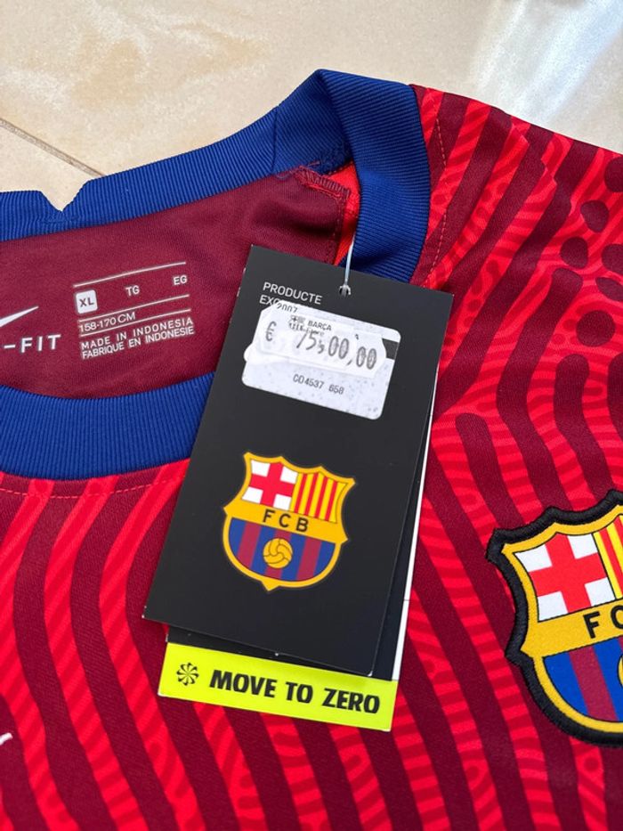 Maillot de foot Nike équipe FC Barcelone taille 13/15 ans authentique neuf - photo numéro 5