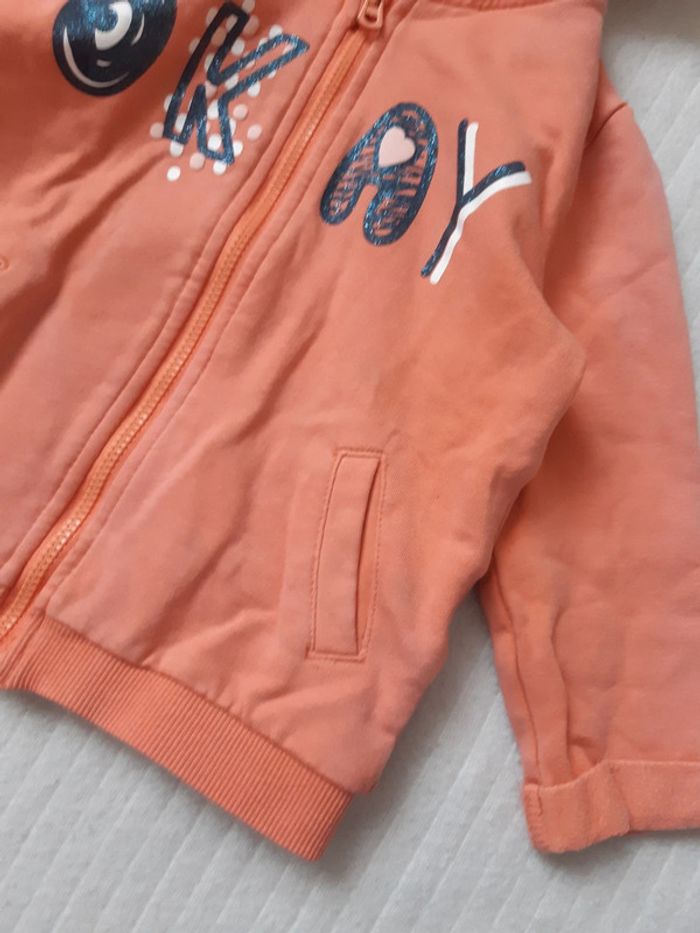 Gilet zippé à capuche Gémo 18 mois - photo numéro 2