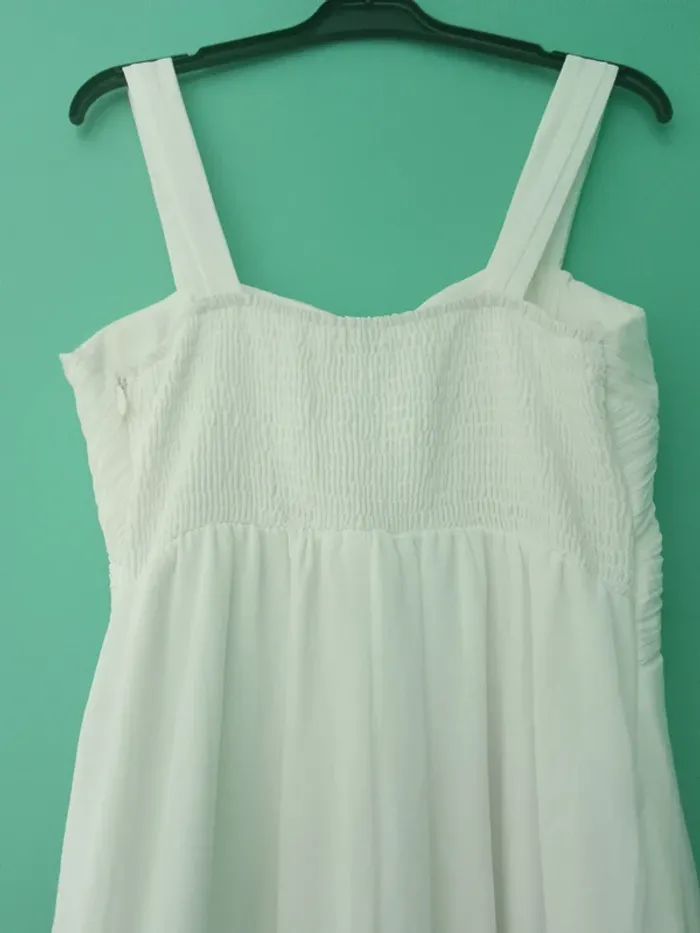 Robe cocktail blanche Taille L - photo numéro 6