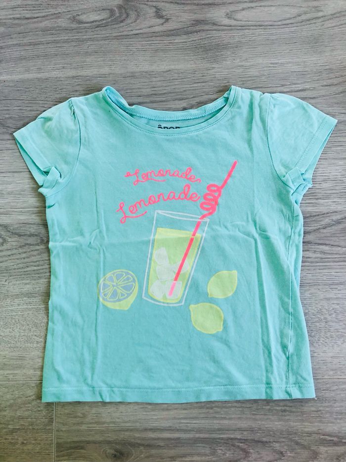 Teeshirt lemon bleu fille 5 ans limonade epop girls - photo numéro 5