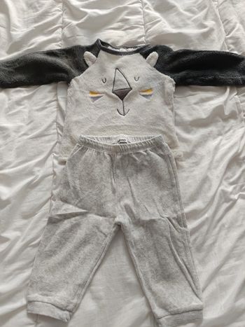 Pyjama hiver gemo 12m tbe
