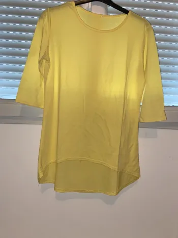 Top jaune coton M/L