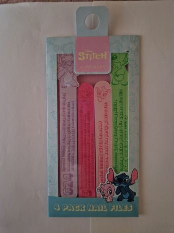 Lot de 4 limes à ongles Stitch et Angel