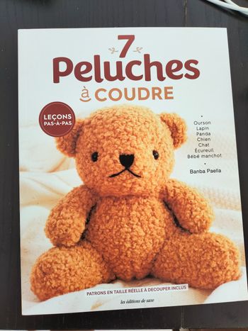 Livre patrons peluches à coudre 