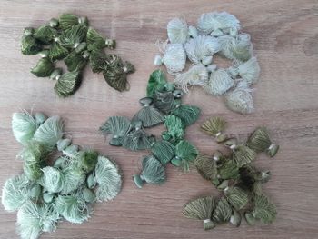 Lot de 50 pompons vert pour création de bijoux lot numéro 5