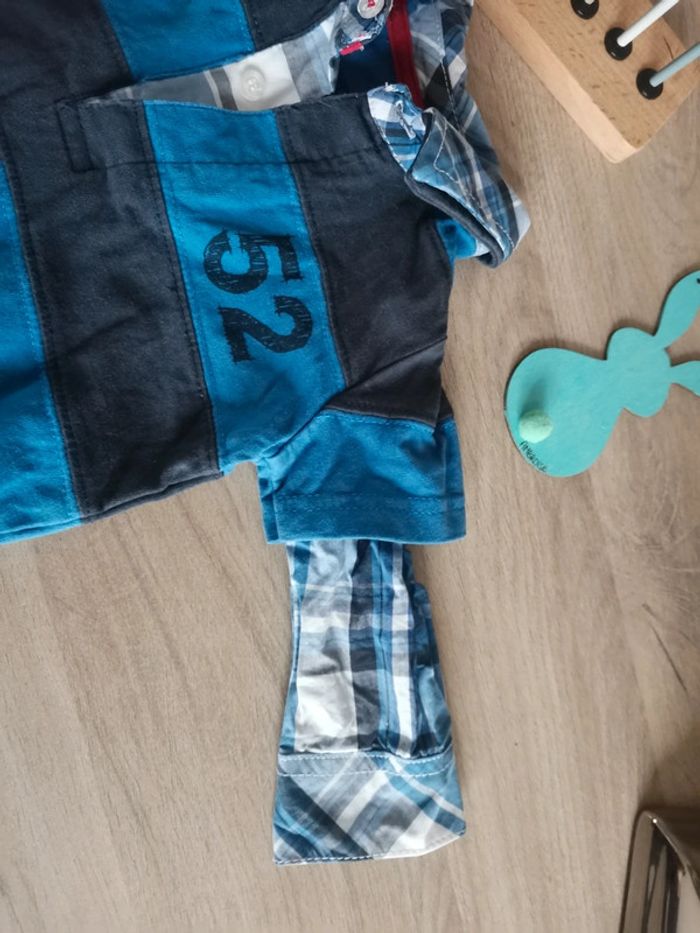 T-shirt / polo manches longues rugby 6 mois - photo numéro 5