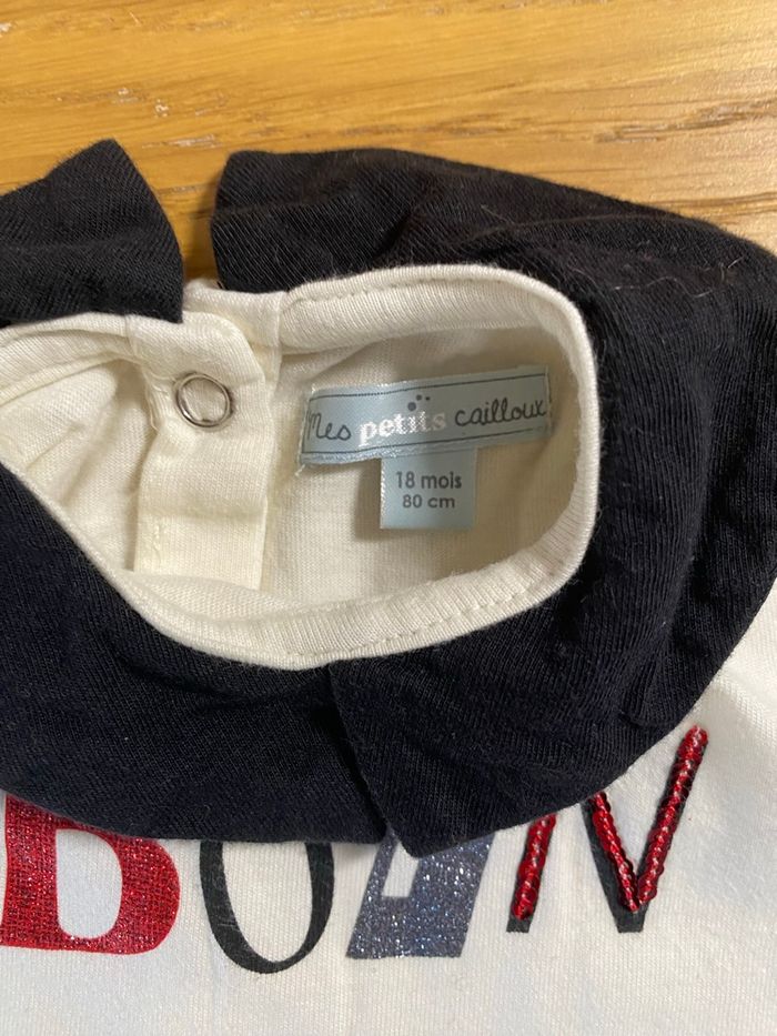 Mes Petits Cailloux T-shirt Rock blanc Taille 18 mois - photo numéro 5