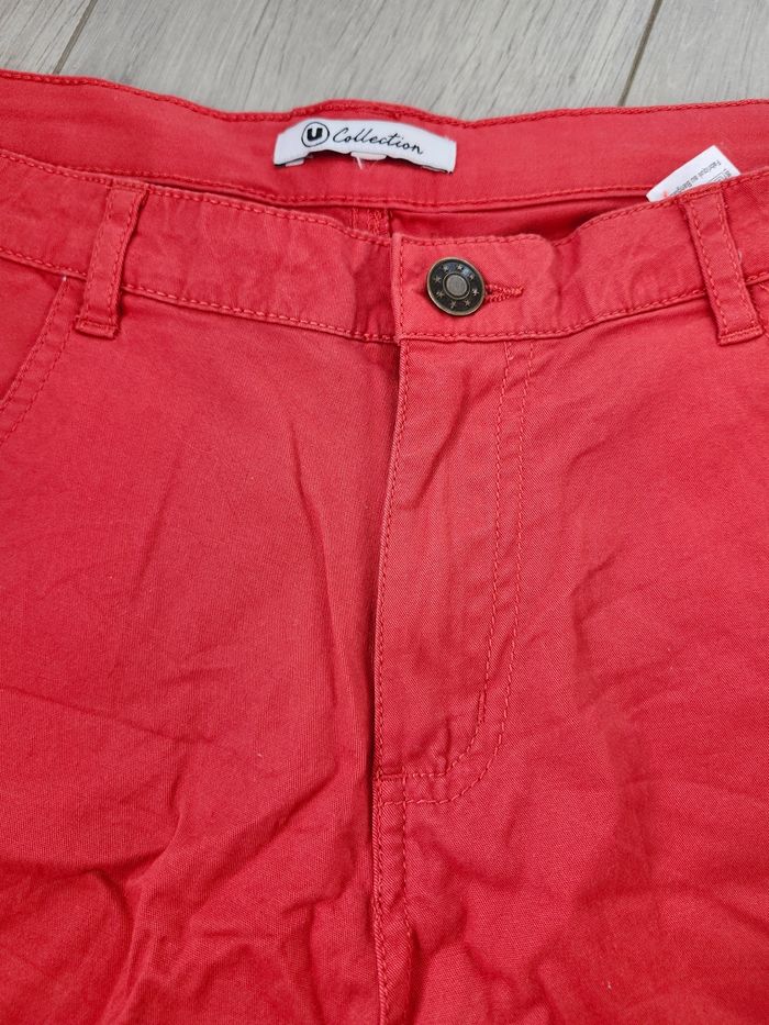 Short U Collection rouge taille 42 - photo numéro 2