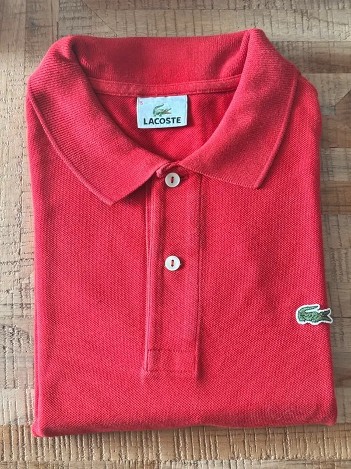 Polo Lacoste rouge - photo numéro 2
