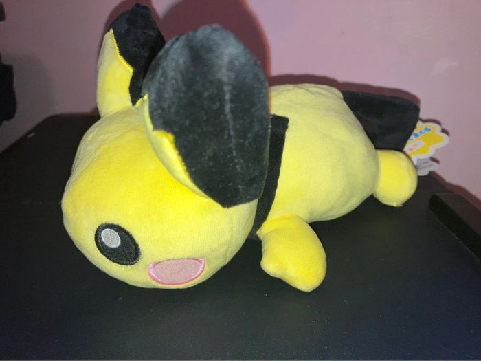 Peluche Plush Pokémon Pichu Mofumofu - Repose coude Elbow Pillow - photo numéro 4