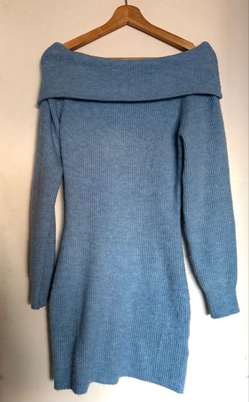 Robe pull bleu H&M