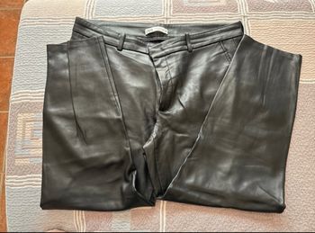 Pantalon en cuir Zara