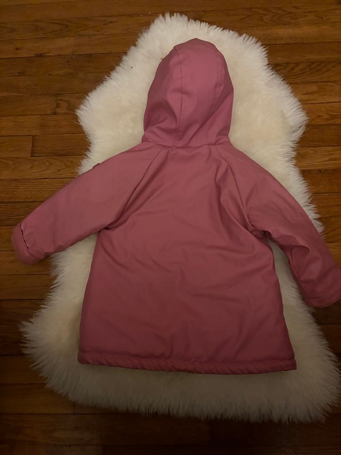 Okaïdi Manteau doublé sherpa – Rose poudré taille 24 mois - photo numéro 2