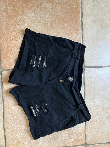 Short noir à Strass taille S