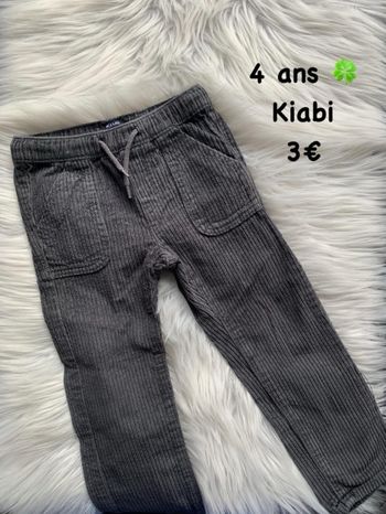 Pantalon 🍀 4 ans 🍀 Kiabi