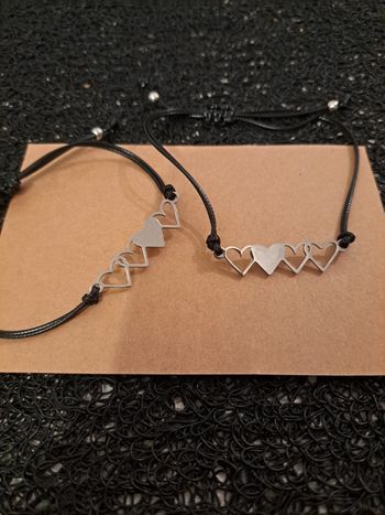 Lot bracelets cœur