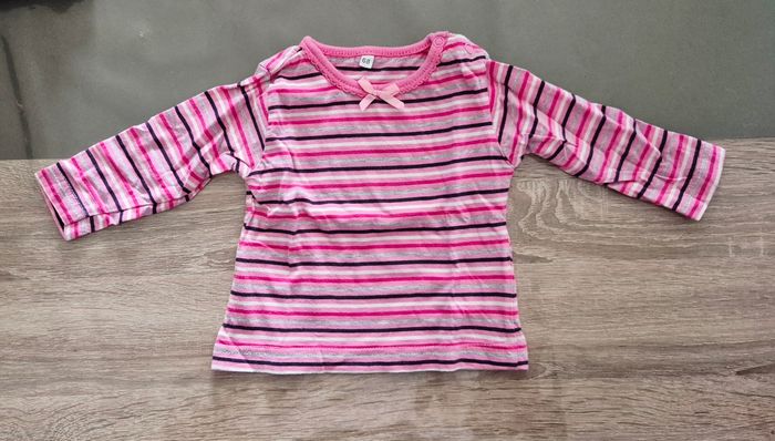 Lot de 5 t-shirts manches longues bébé fille - 6 mois (68 cm) - photo numéro 8