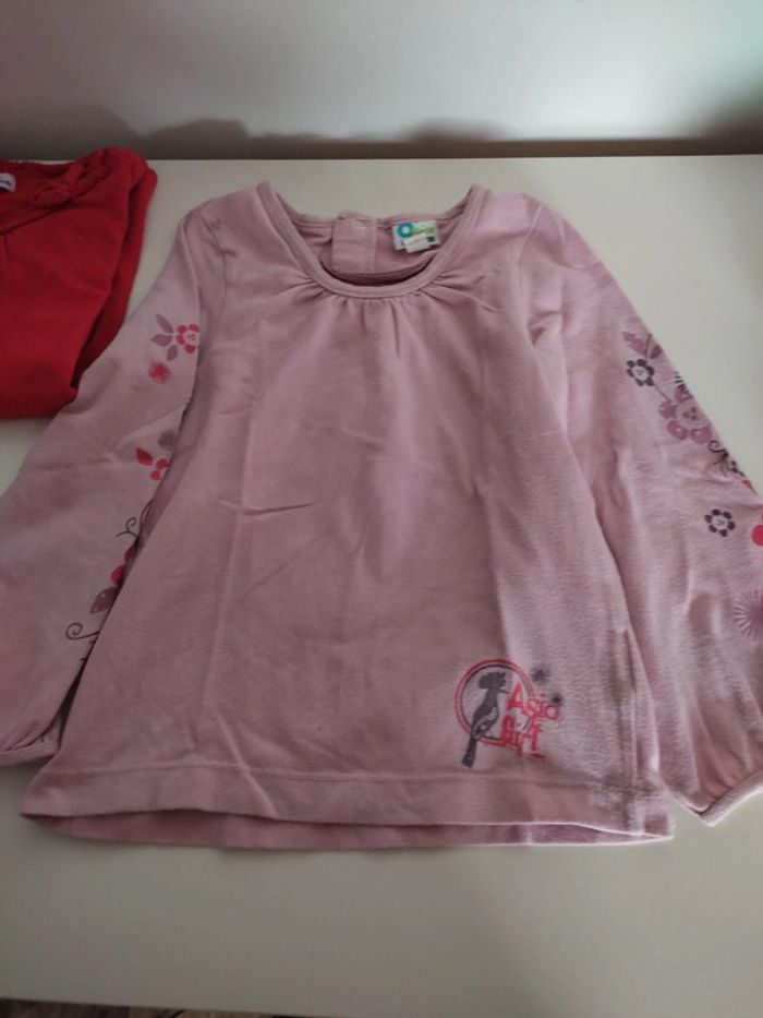 Lot de 10 t-shirt manches longues 4 ans - photo numéro 3