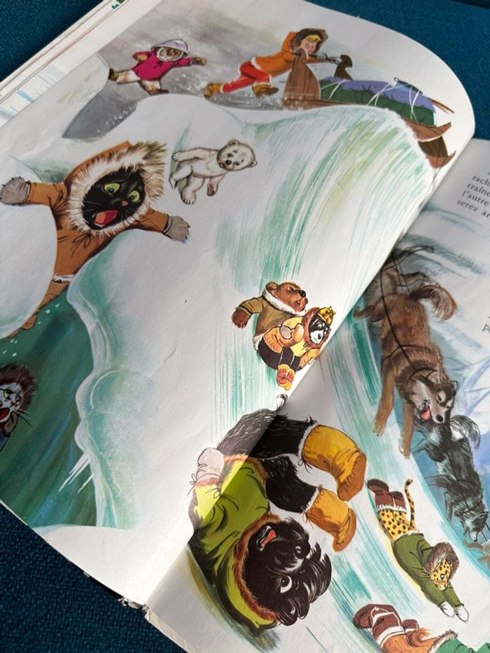 1965 Livre ancien Caroline au Pôle Nord Grands Albums Hachette bd Pierre Probst - photo numéro 5