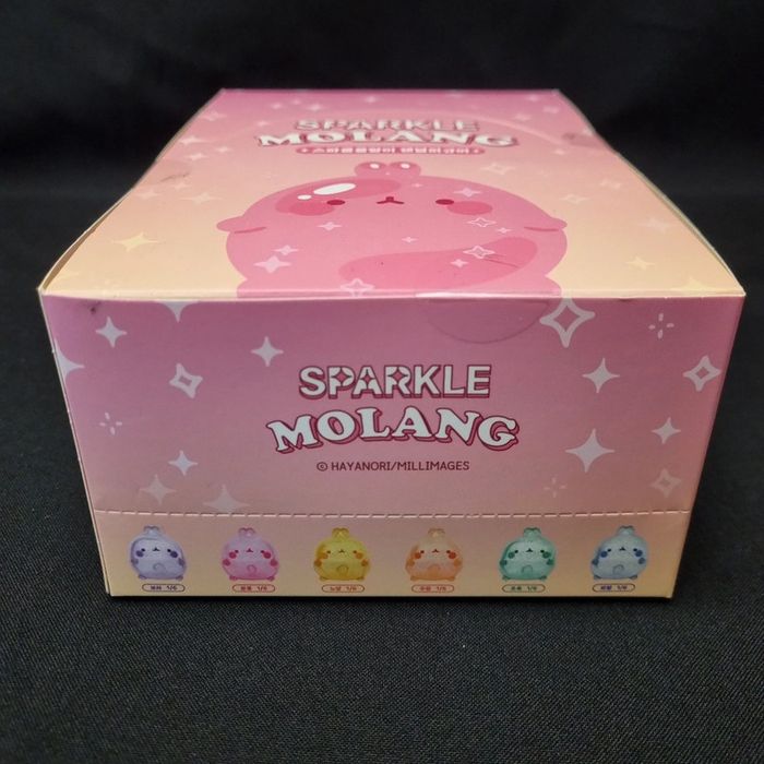 Boîte de 6 Mystery Box Figurines Molang Sparkle – Neuf, importé de Séoul - photo numéro 4
