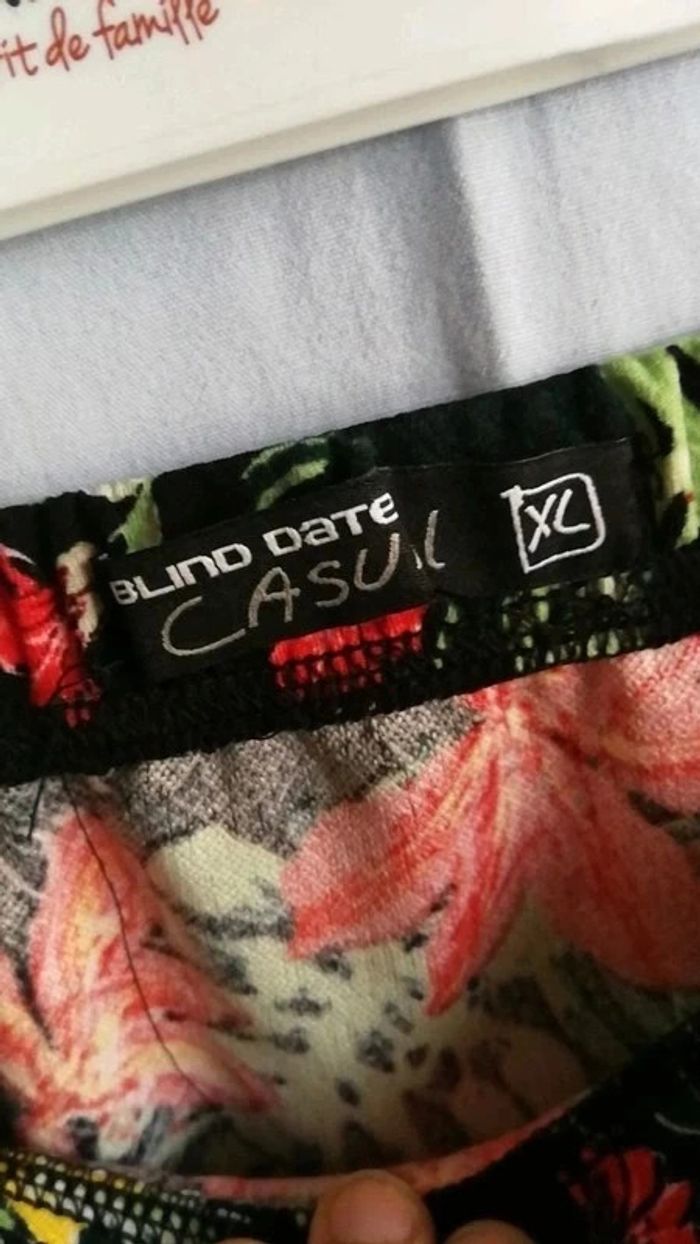 Jupe trapèze fleuri NEUF T42 Blind Date 💮95% Polyester - photo numéro 3