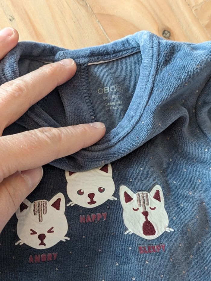 Ensemble pyjamas bébé 6 mois - photo numéro 3