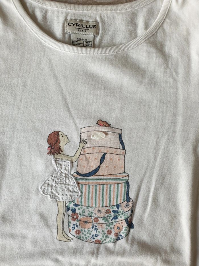 Tee-shirt Cyrillus 12 ans - photo numéro 3