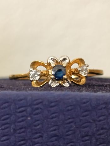 Bague plaqué argent.