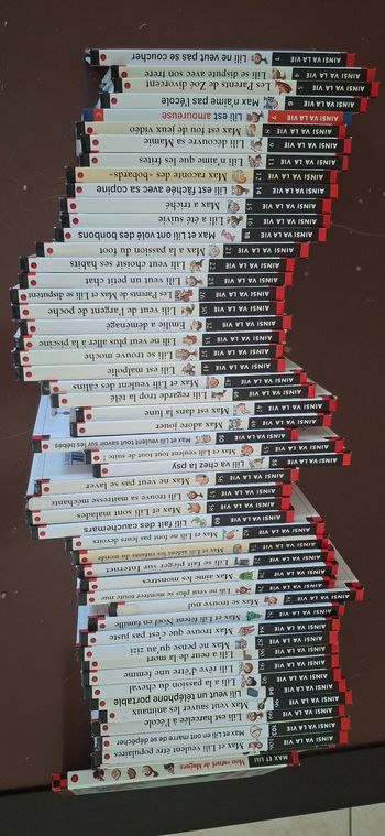 Lot 50 livres Max et Lili – Ainsi va la vie – Très bon état